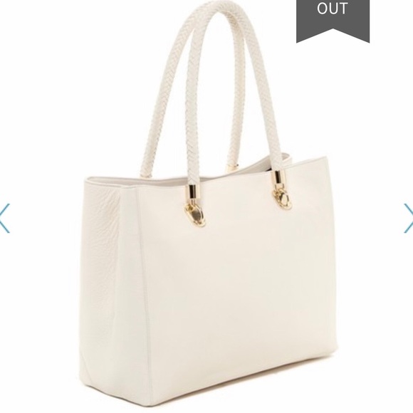 Cole Haan Benson Large Leather Tote (COLOR: IVORY) - Picture 2 of 11